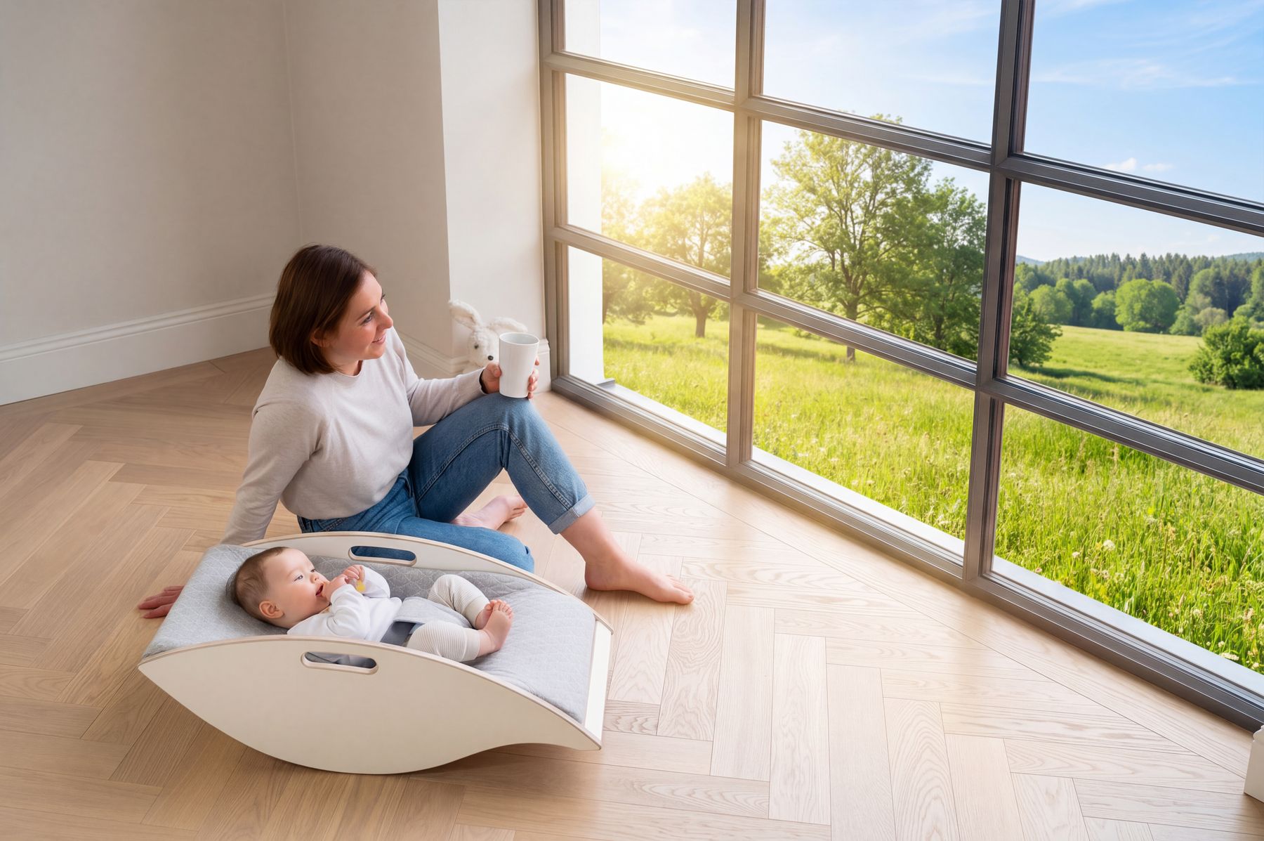 Babywelle, KI-generiertes Bild